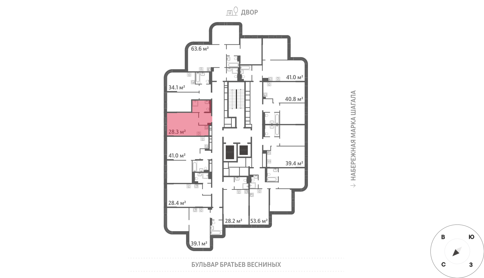 Квартира-студия в ЖК Зиларт