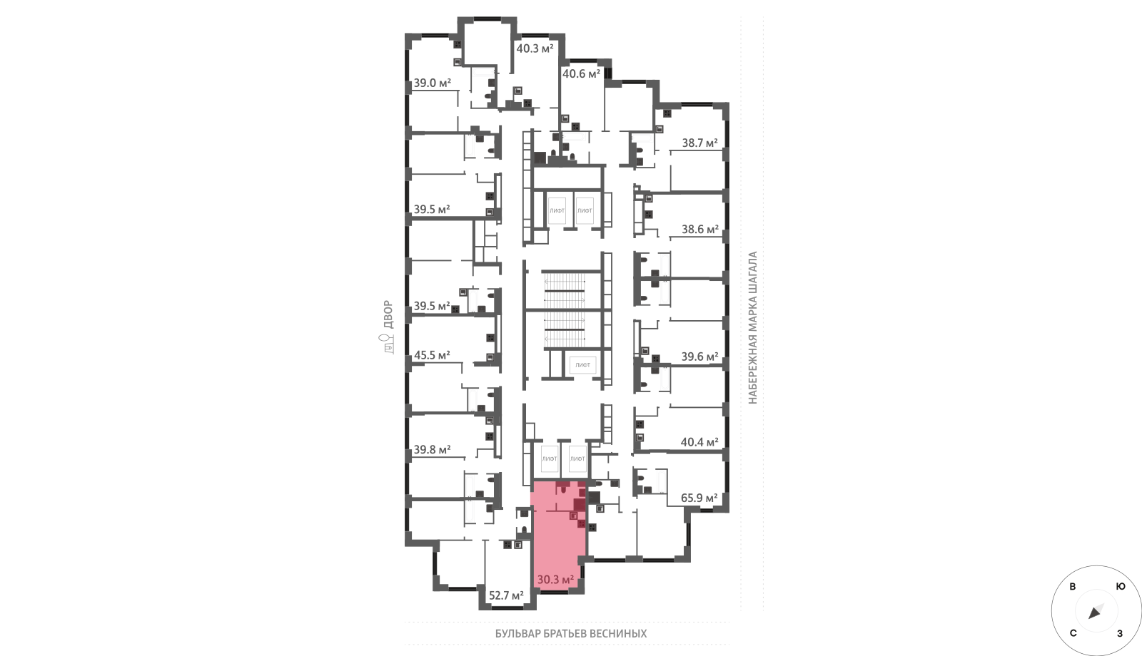 Квартира-студия в ЖК Зиларт