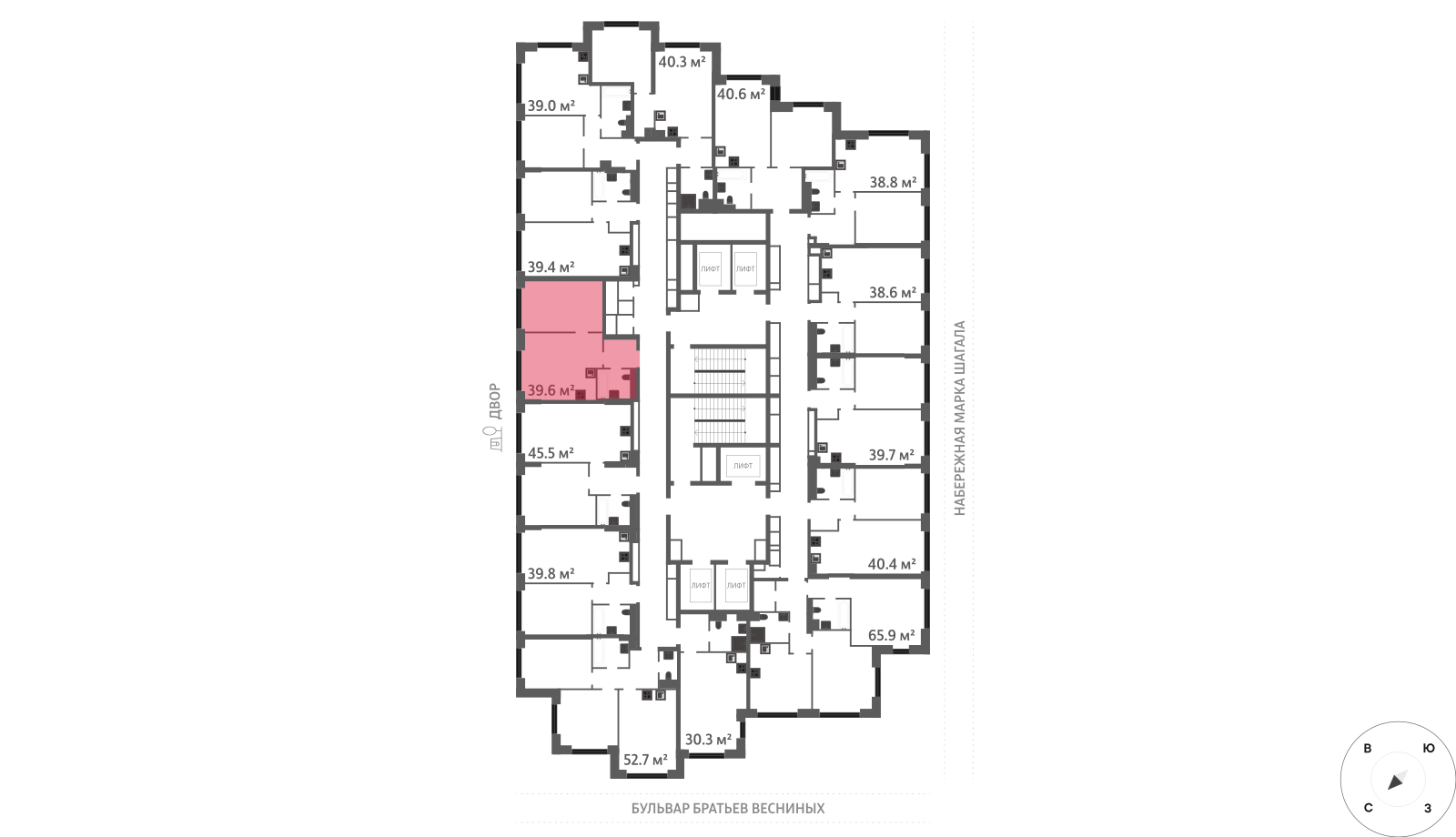1-комнатная квартира в ЖК Зиларт