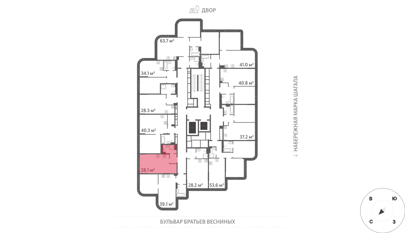 Квартира-студия в ЖК Зиларт