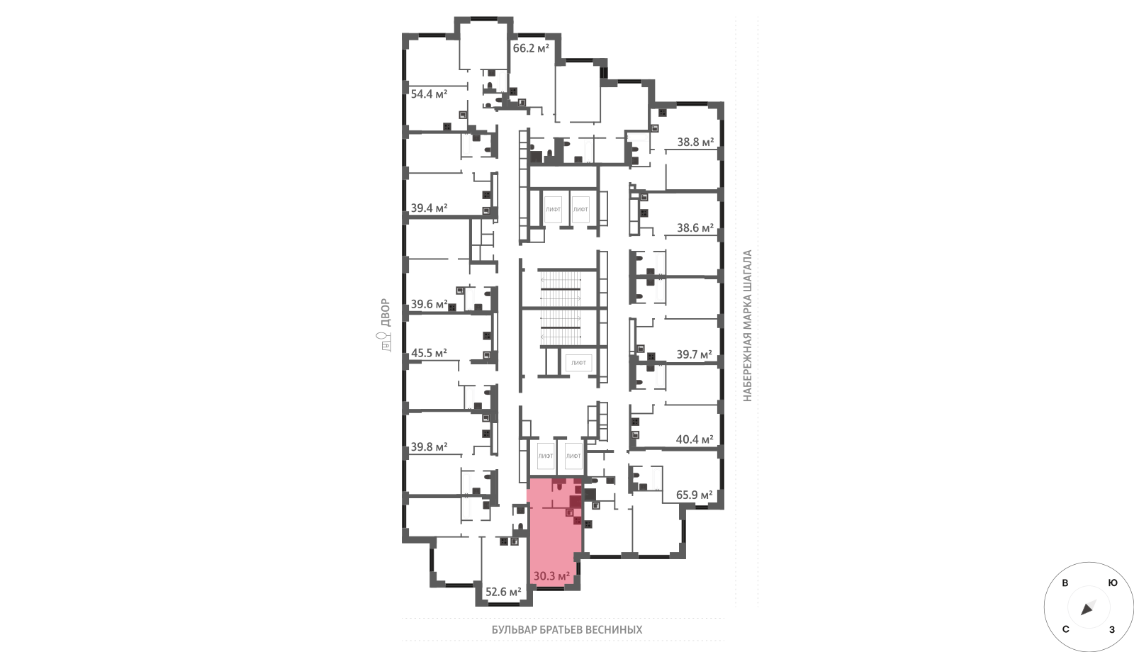 Квартира-студия в ЖК Зиларт